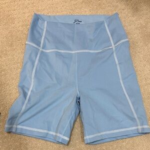 J. Crew Women's Light Blue Bike Shorts